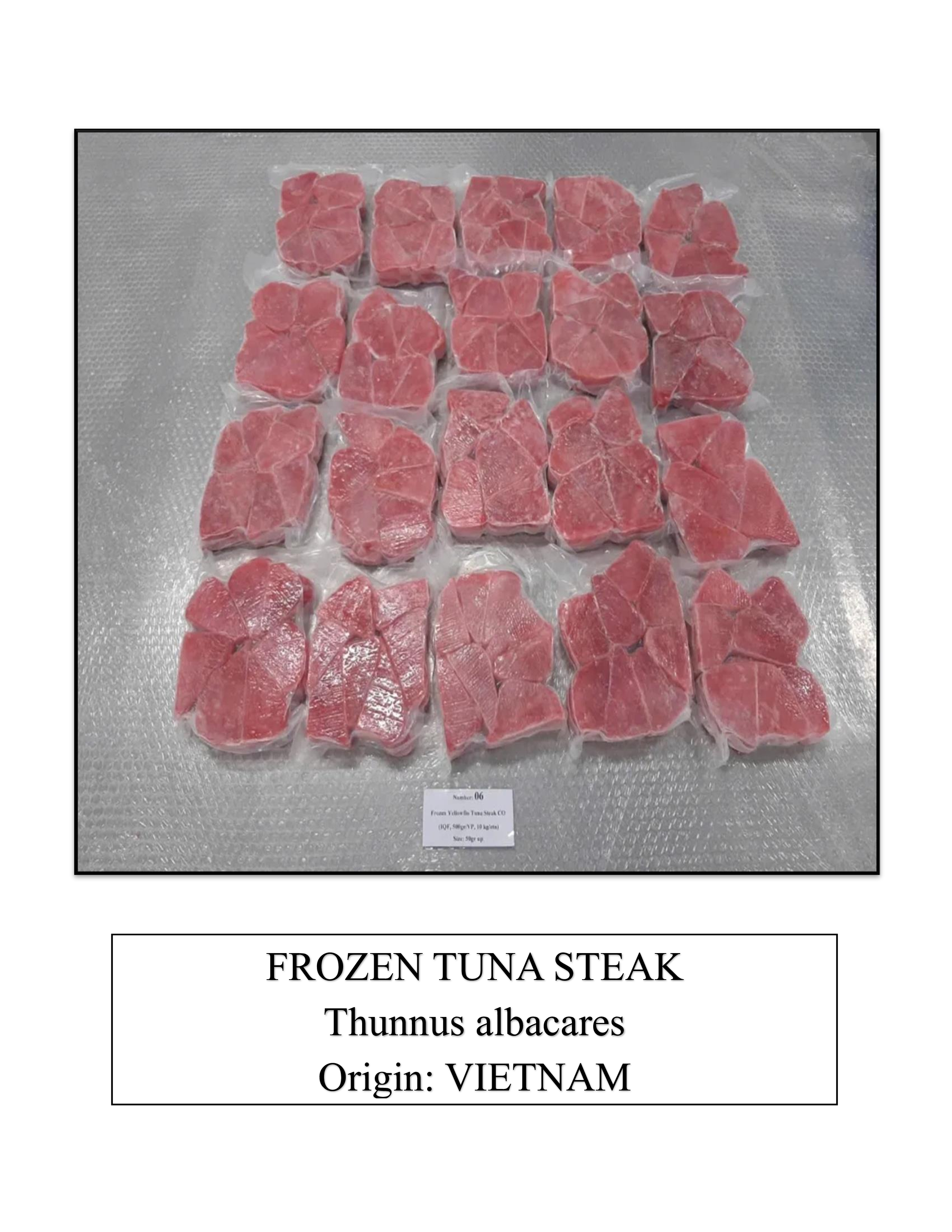 Frozen Tuna Steak